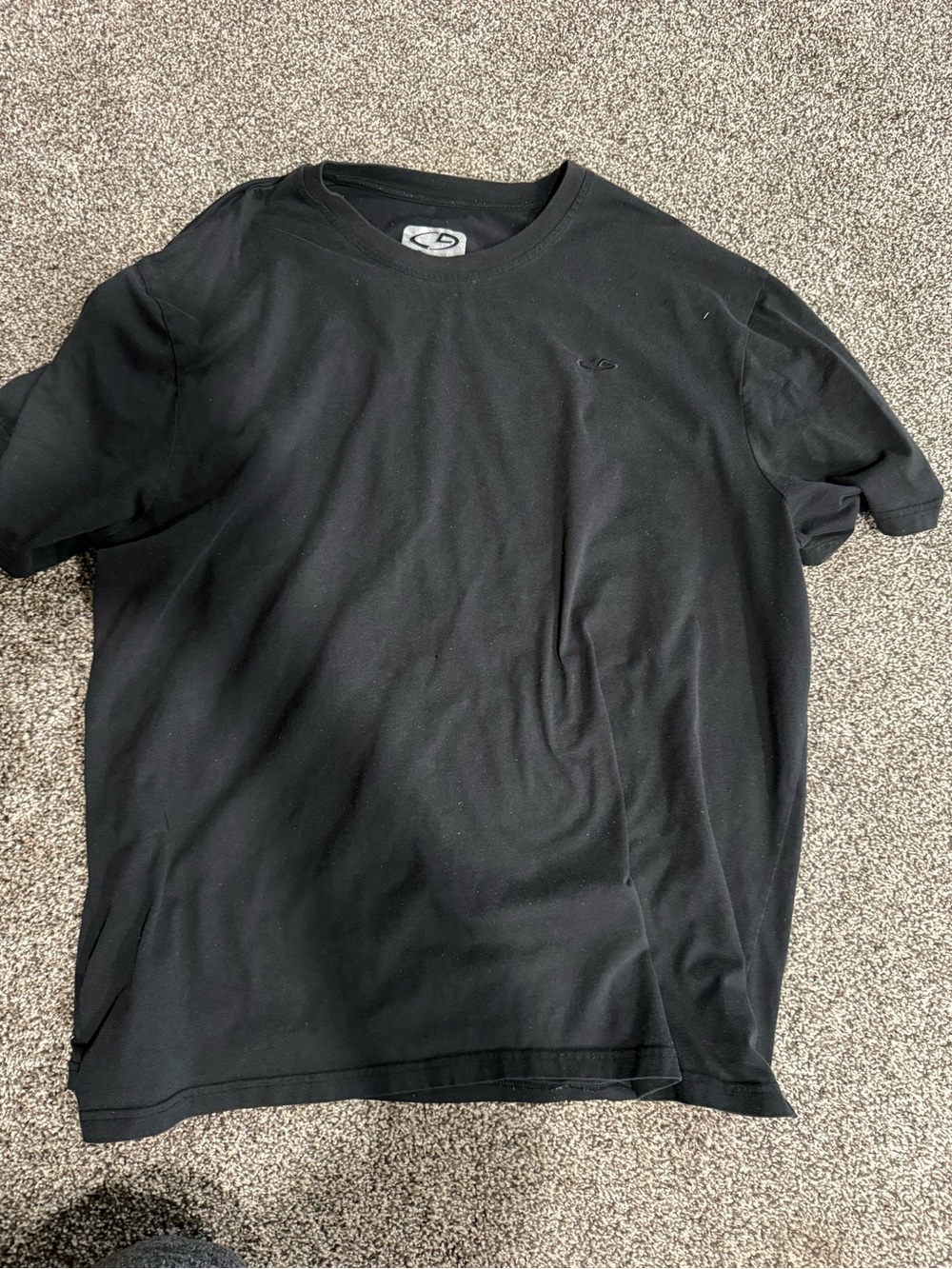 Champion Black Crewneck Short Sleeve Tee